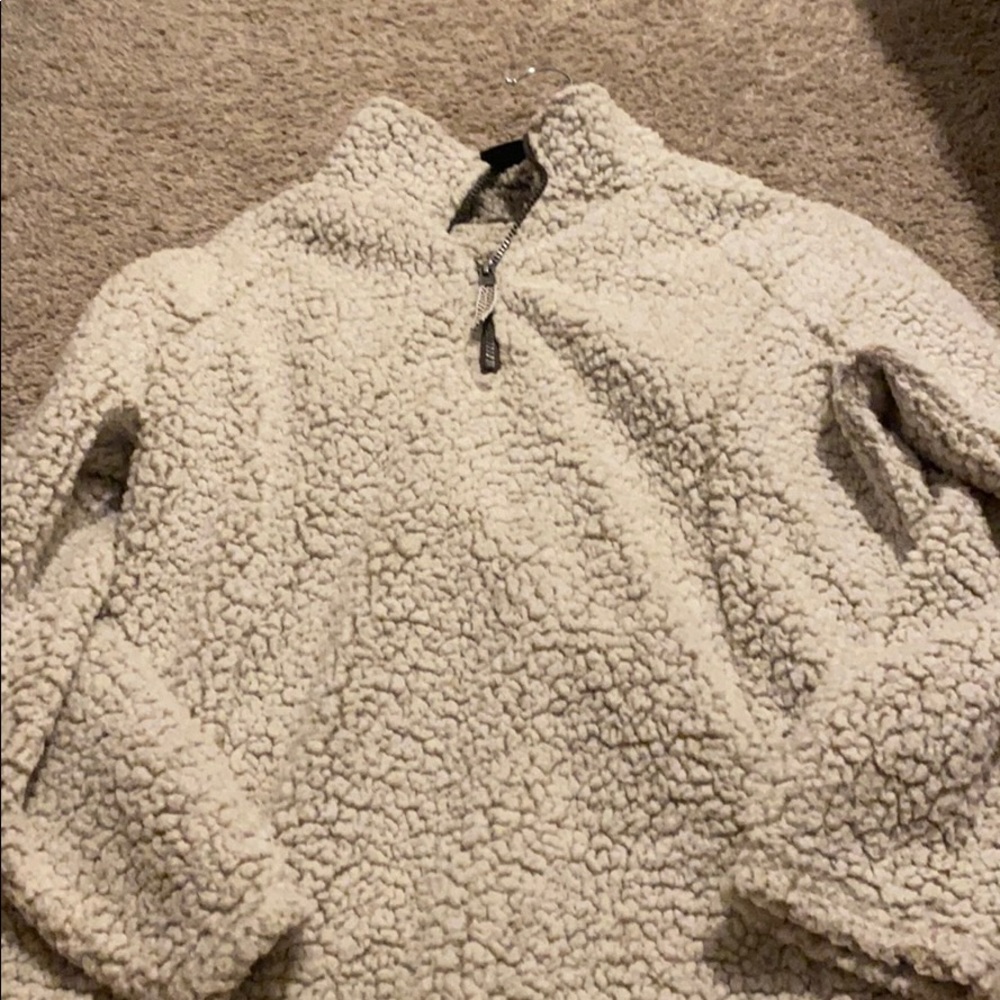 WARM SHERPA QUARTER ZIP